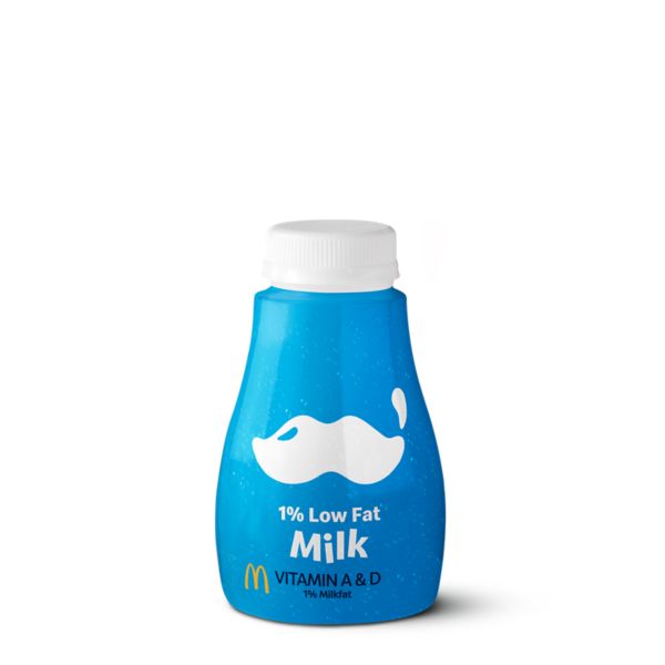 McDonald’s Menu With Prices 2025 121 1% Low Fat Milk Jug