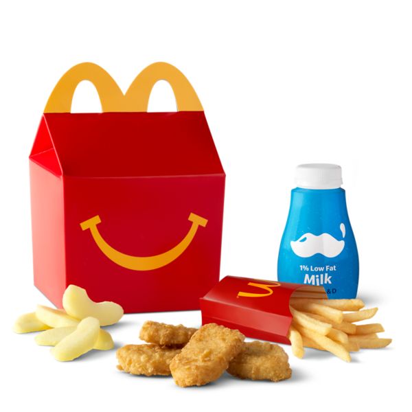 McDonald’s Menu With Prices 2025 73 4 Piece Chicken McNuggets® Happy Meal®