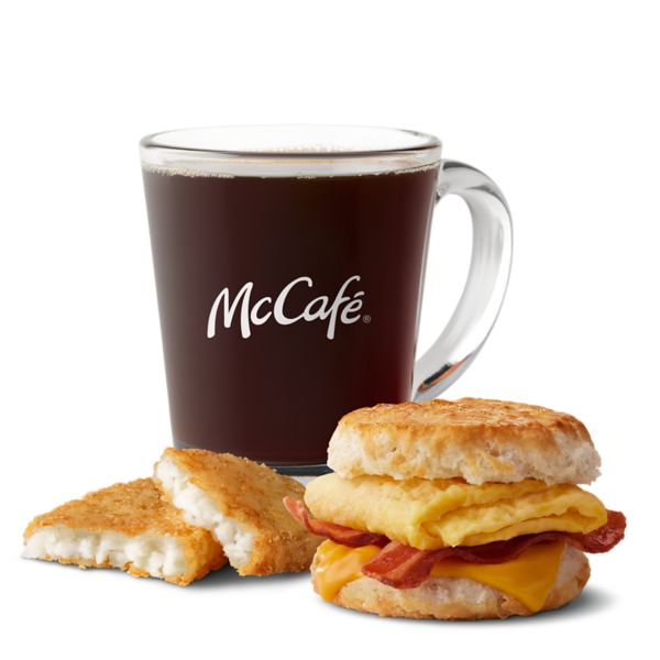 McDonald’s Menu With Prices 2025 39 Bacon, Egg & Cheese Biscuit Meal