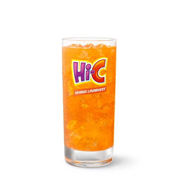 McDonald’s Menu With Prices 2025 110 Hi-C® Orange Lavaburst®