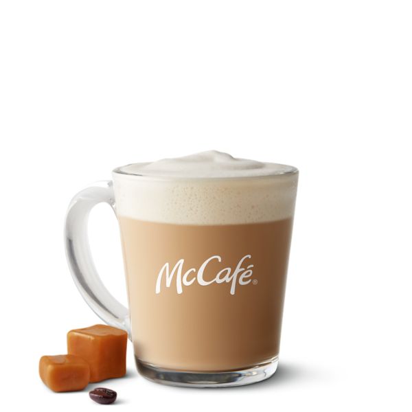 McDonald’s Menu With Prices 2025 77 McCafé® Caramel Cappuccino