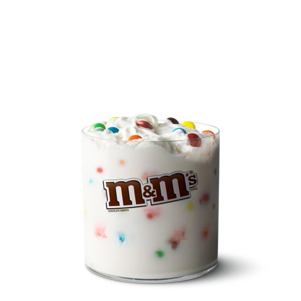 McDonald’s Menu With Prices 2025 96 McFlurry® with M&M'S® Candies