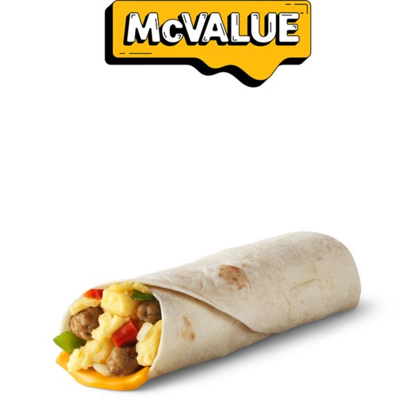 McDonald’s Menu With Prices 2025 14 Sausage Burrito