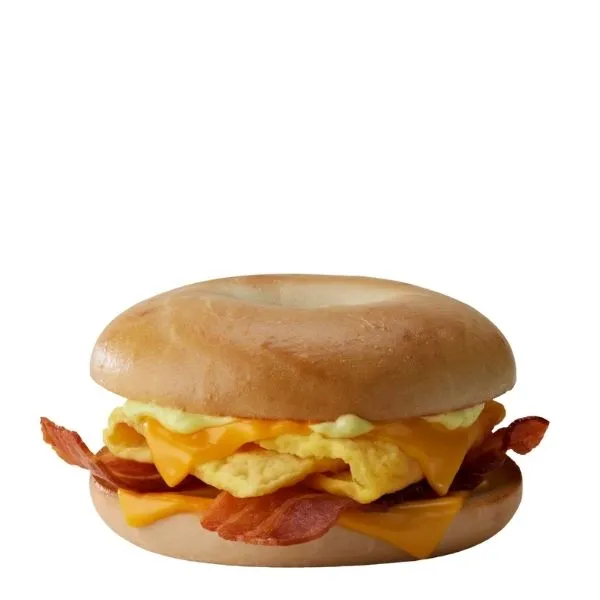 McDonald's Bacon, Egg & Cheese Bagel - Price, Nutrition & Allergens 1 Bacon, Egg & Cheese Bagel