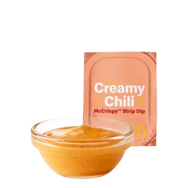 McDonald's Creamy Chili McCrispy™ Strip Dip: Price, Nutrition & Allergen 1 Creamy Chili McCrispy™ Strip Dip