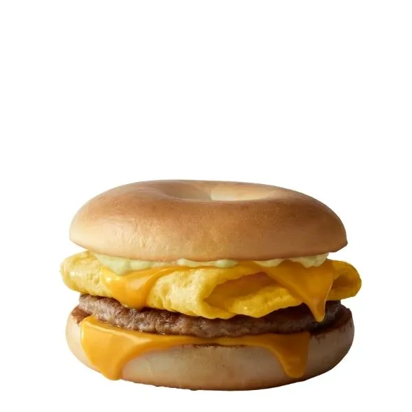 McDonald's Sausage, Egg & Cheese Bagel - Price, Nutrition & Allergens 1 Sausage, Egg & Cheese Bagel