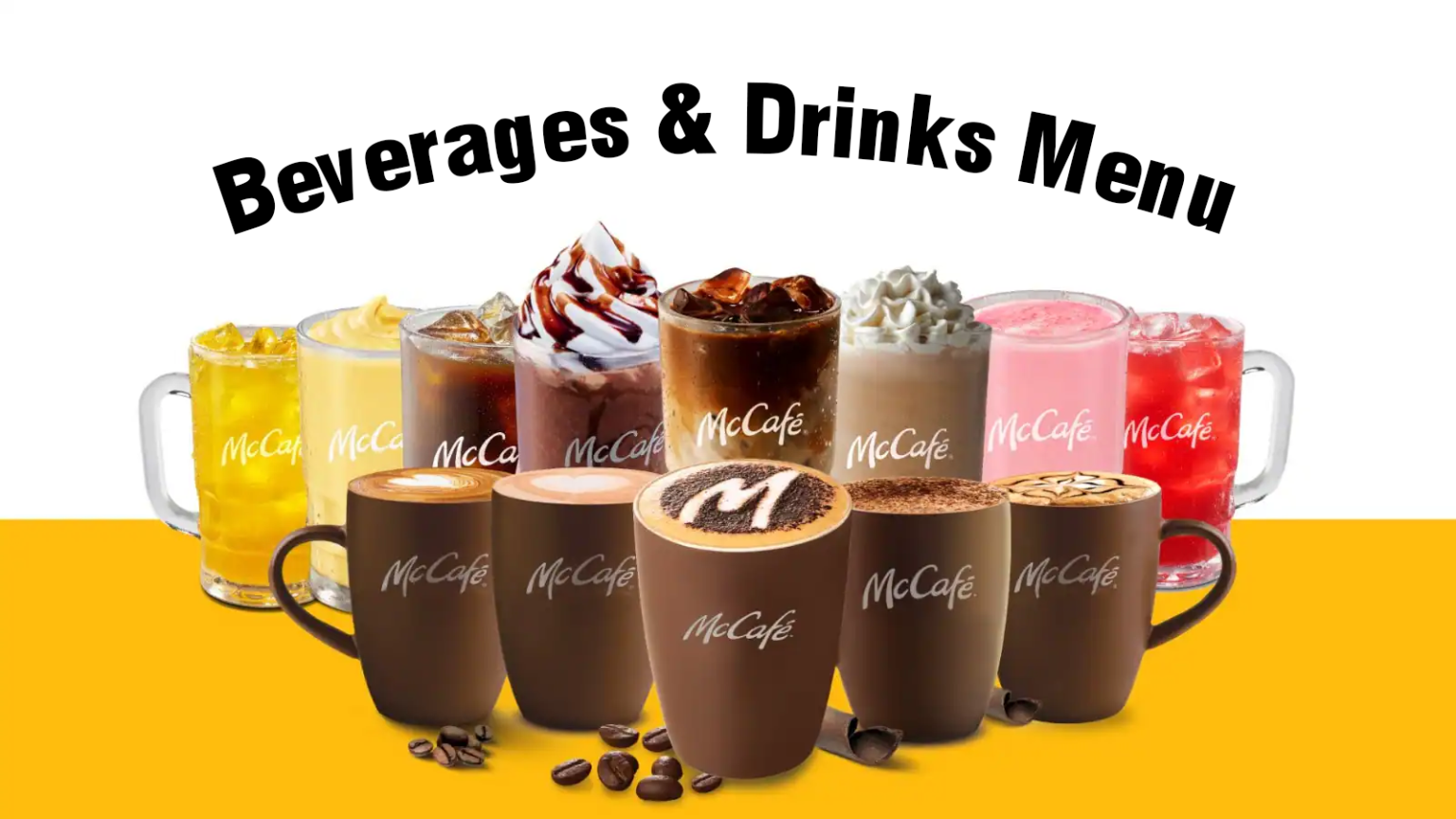 McDonald's Beverage & Drinks Menu With Prices (2026)
