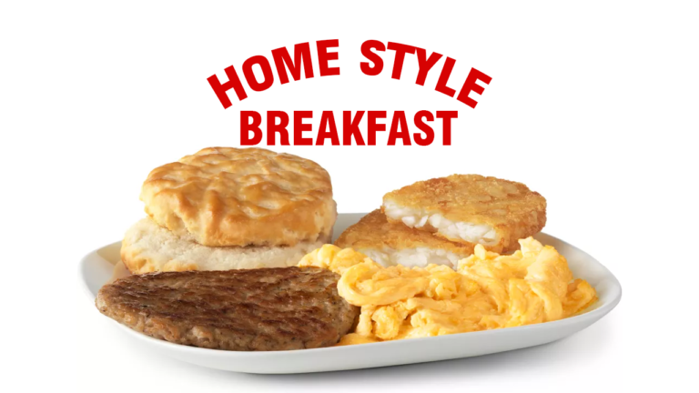 Home Style Breakfast Menu