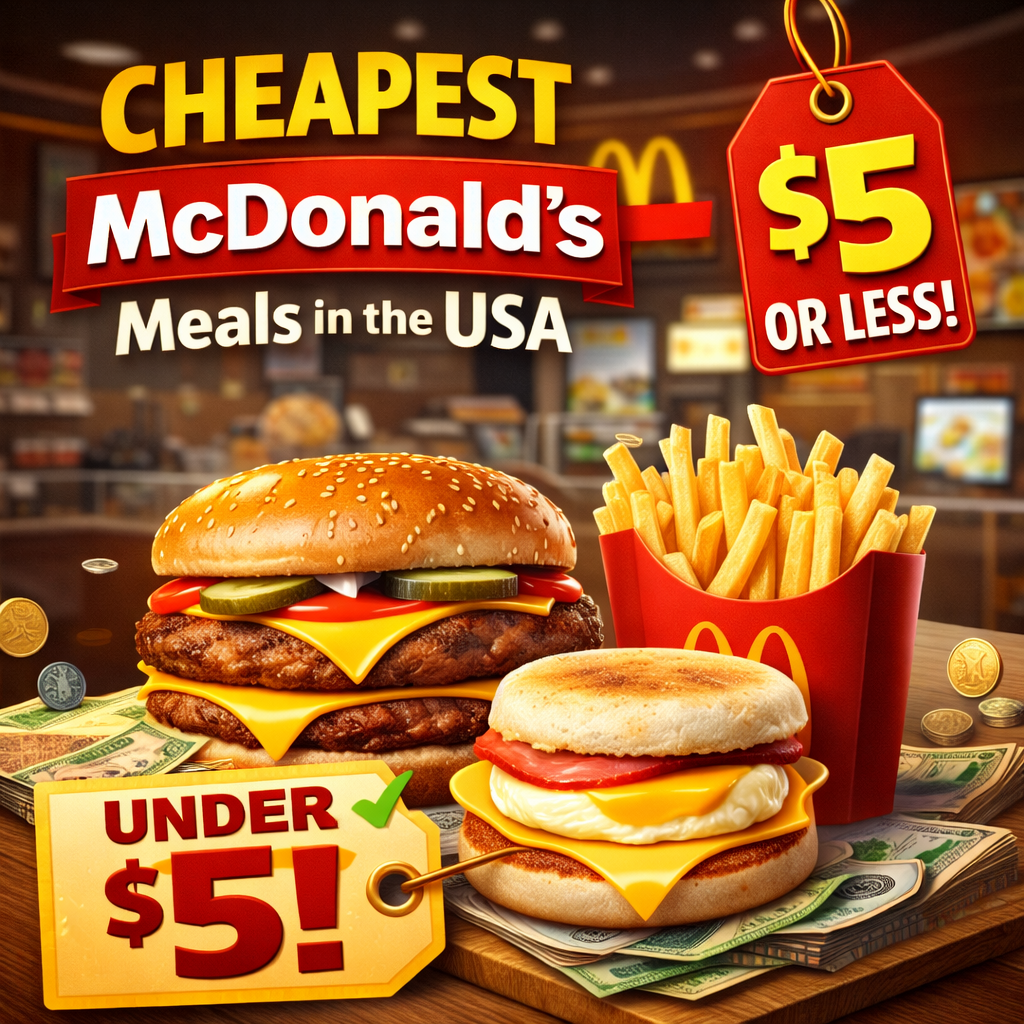 Cheapest McDonalds Meals in the USA