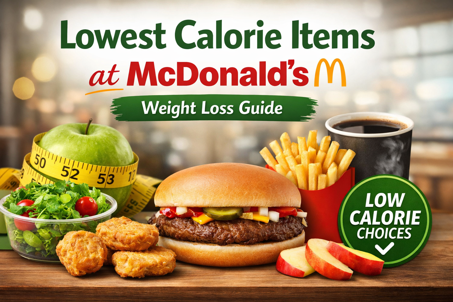 Lowest Calorie Items at McDonald’s